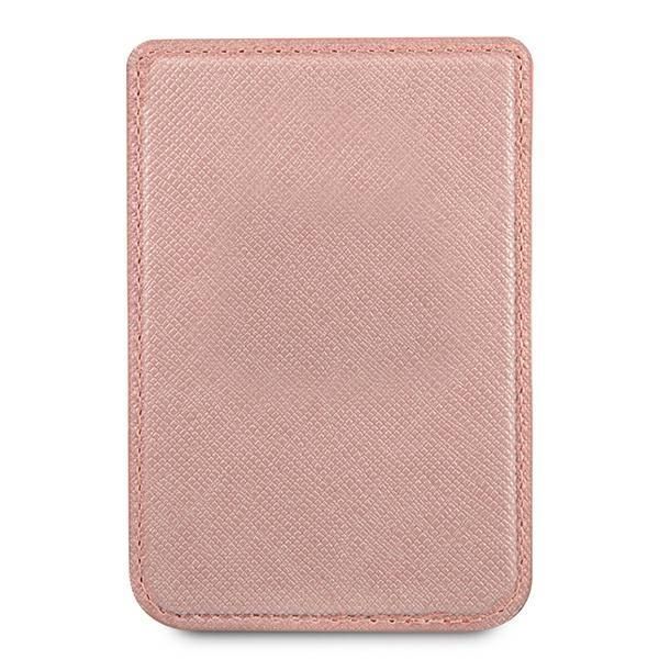 Tagakaaned Guess Guess Wallet Card Slot GUWMSSASLPI MagSafe Saffiano pink/pink