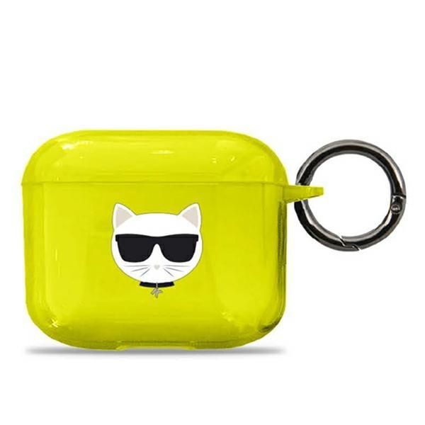 Aizmugurējais vāciņš Karl Lagerfeld Karl Lagerfeld KLA3UCHFY AirPods 3 cover żółty/yellow Choupette