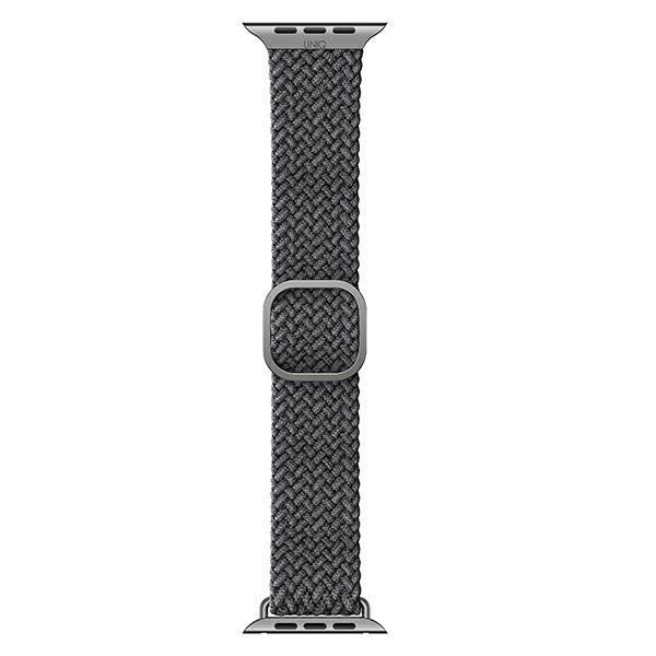 Back panel cover UNIQ Uniq Aspen Braided Strap for Apple Watch 1/2/3/4/5/6/7/8/SE/SE2 40/38/41mm - Gray