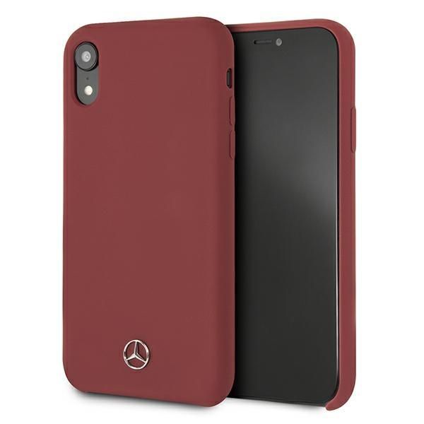 Tagakaaned Mercedes-Benz Mercedes Silicone Line iPhone Xr Case - Red