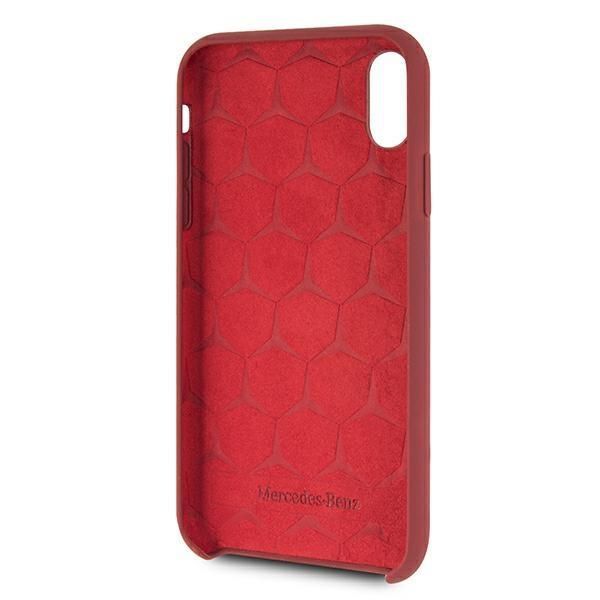 Tagakaaned Mercedes-Benz Mercedes Silicone Line iPhone Xr Case - Red