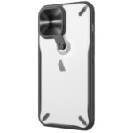 Back panel cover Nillkin - Nillkin Cyclops Case durable case with camera cover and foldable stand for iPhone 13 Pro Max black