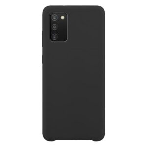 Nugarėlės dėklai Hurtel  Silicone Case Soft Flexible Rubber Cover for Samsung Galaxy A03s black 