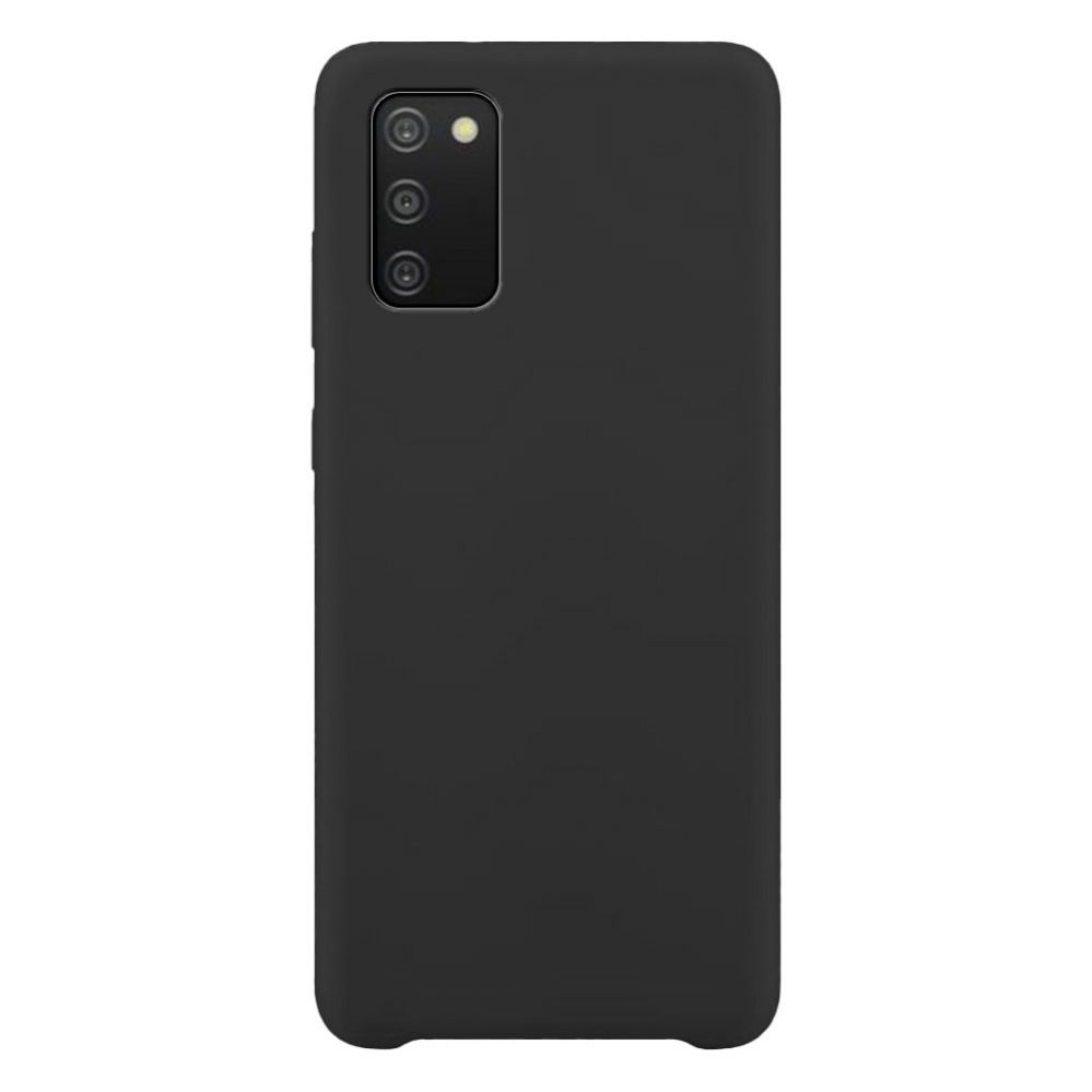 Nugarėlės dėklai Hurtel Silicone Case Soft Flexible Rubber Cover for Samsung Galaxy A03s black