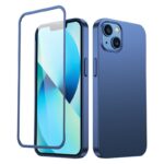 Aizmugurējais vāciņš Joyroom  Joyroom 360 Full Case front and back cover for iPhone 13 + tempered glass screen protector blue (JR-BP927 blue) 