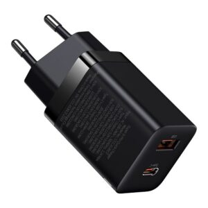 Adapteris Baseus  Baseus Super Si Pro fast charger USB / USB Type C 30W Power Delivery Quick Charge black (CCSUPP-E01)