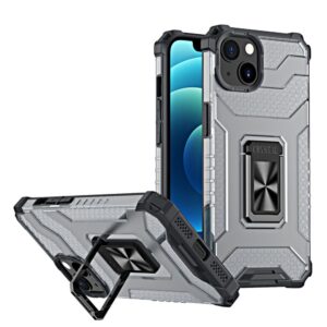 Aizmugurējais vāciņš Hurtel  Crystal Ring Case Kickstand Tough Rugged Cover for iPhone 12 mini black 