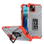 Aizmugurējais vāciņš Hurtel - Crystal Ring Case Kickstand Tough Rugged Cover for iPhone 12 mini red 