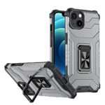 Tagakaaned Hurtel  Crystal Ring Case Kickstand Tough Rugged Cover for iPhone 13 black 