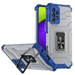 Aizmugurējais vāciņš Hurtel  Crystal Ring Case Kickstand Tough Rugged Cover for Samsung Galaxy A72 4G blue 