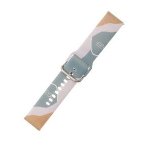 Nugarėlės dėklai Hurtel  Strap Moro for Samsung Galaxy Watch 40 / 41 / 42 / 43 / 44 mm silicone bracelet watch band - pattern 17 