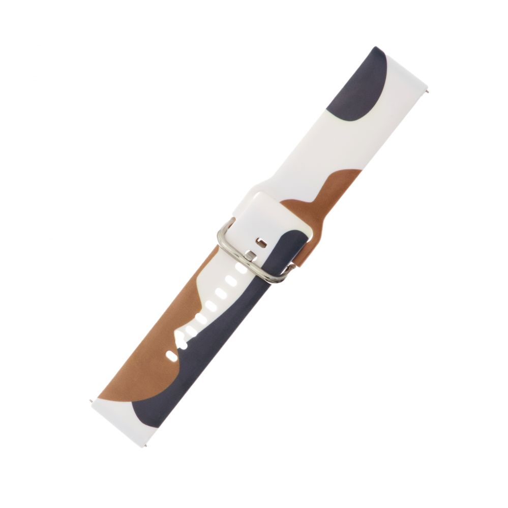 Aizmugurējais vāciņš Hurtel Strap Moro for Samsung Galaxy Watch 45 / 46 / 47 mm silicone bracelet watch band - pattern 1