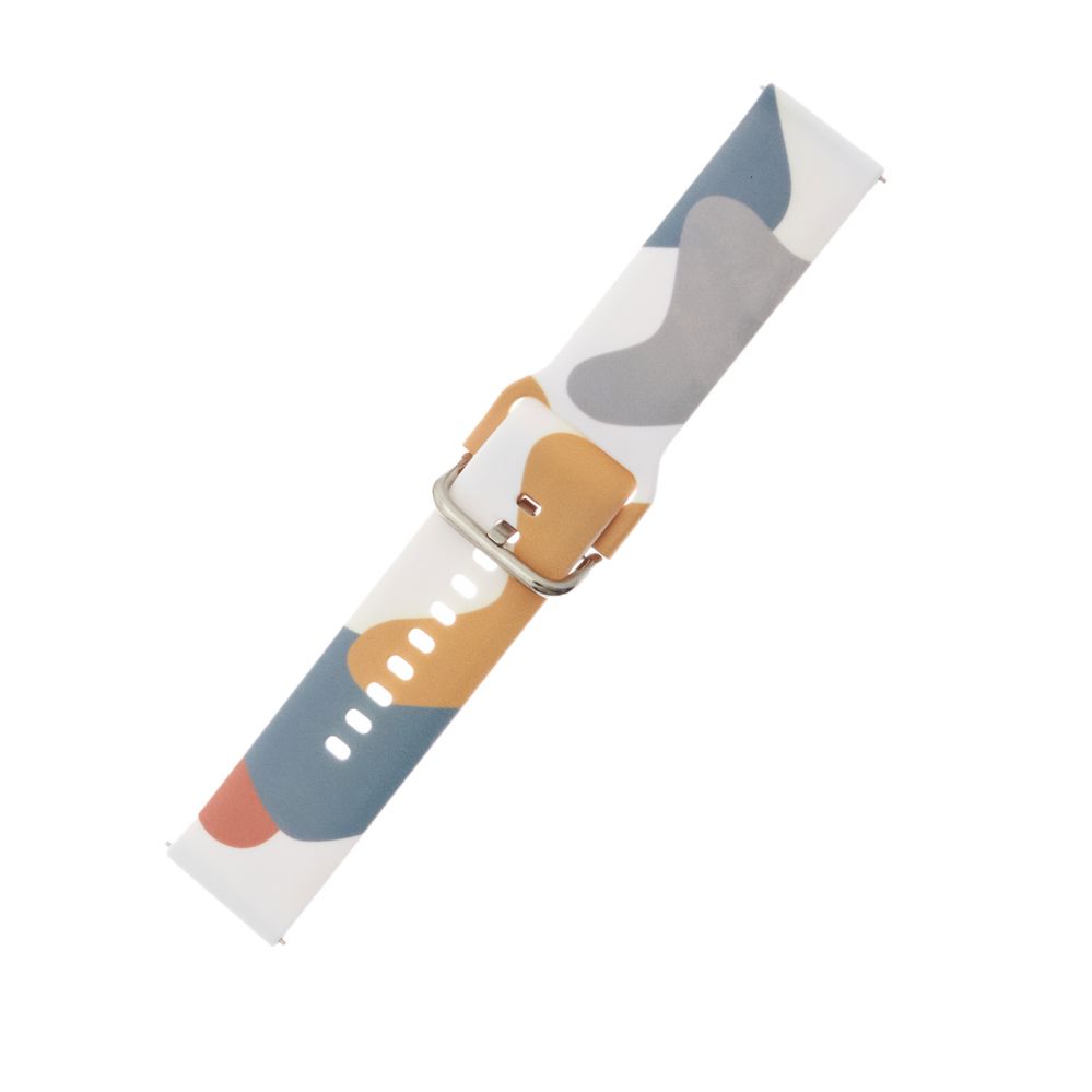 Aizmugurējais vāciņš Hurtel Strap Moro for Samsung Galaxy Watch 45 / 46 / 47 mm silicone bracelet watch band - pattern 2