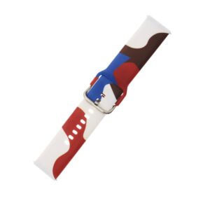 Nugarėlės dėklai Hurtel  Strap Moro for Samsung Galaxy Watch 45 / 46 / 47 mm silicone bracelet watch band - pattern 8 