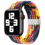Nugarėlės dėklai Hurtel  Braided Fabric Strap Bracelet Strap Fabric Band for Apple Watch 38 / 40 / 41 mm - Multicolor 