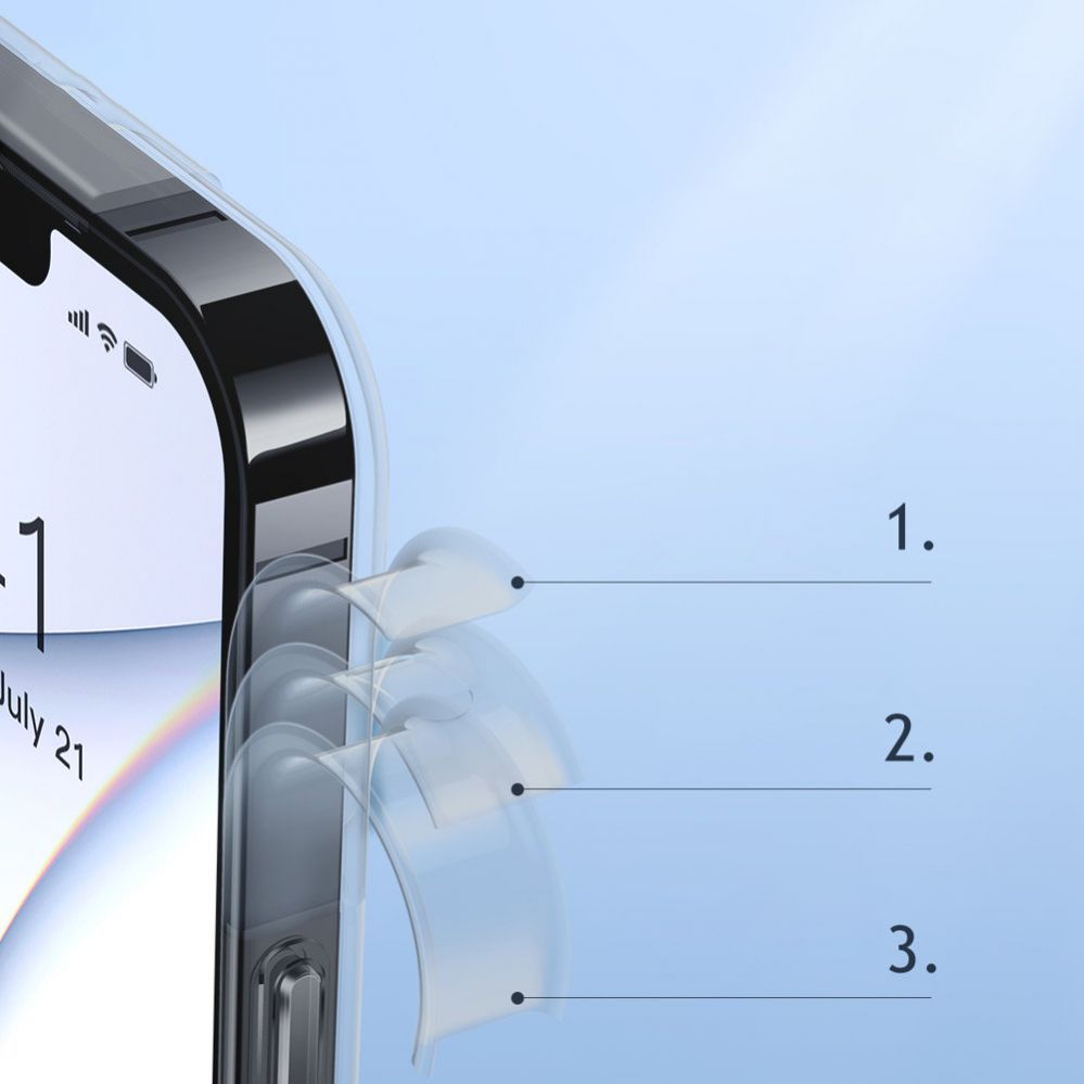 Tagakaaned Baseus Baseus Frosted Glass Case Cover for iPhone 13 Pro Hard Cover with Gel Frame black (ARWS000401)