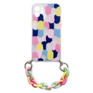 Aizmugurējais vāciņš Hurtel  Color Chain Case gel flexible elastic case cover with a chain pendant for Samsung Galaxy A22 4G multicolour  (1) 