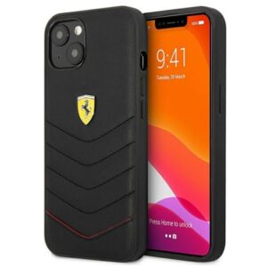 Aizmugurējais vāciņš Ferrari  Ferrari FEHCP13SRQUK iPhone 13 mini 5.4" black/black hardcase Off Track Quilted