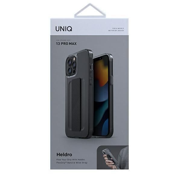 Back panel cover UNIQ Uniq Heldro case for iPhone 13 Pro Max - gray