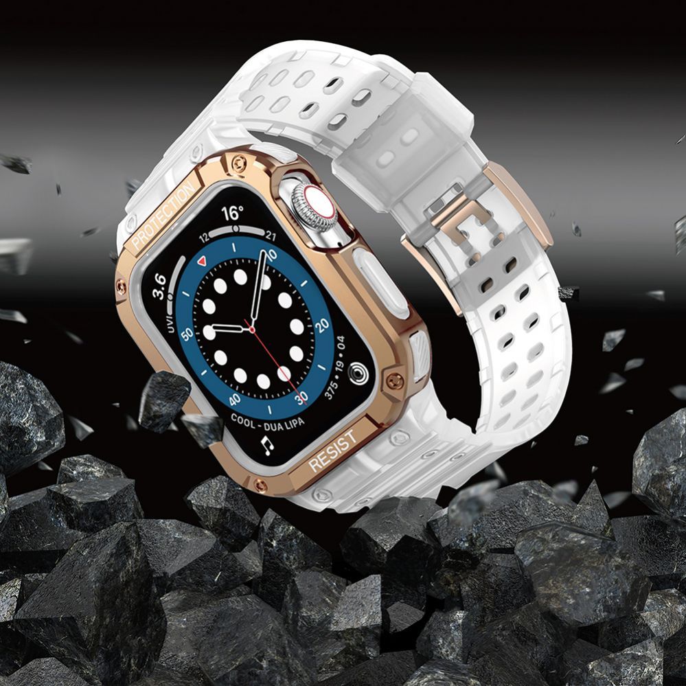 Nugarėlės dėklai Hurtel Gold || Transparent