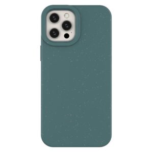 Aizmugurējais vāciņš Hurtel  Eco Case Case for iPhone 12 Pro Max Silicone Cover Phone Cover Green 