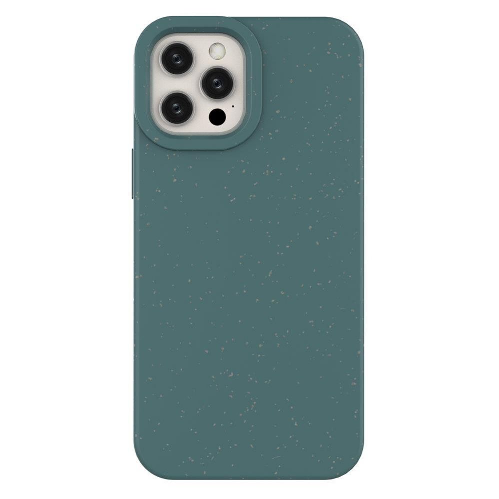Aizmugurējais vāciņš Hurtel Eco Case Case for iPhone 12 Pro Max Silicone Cover Phone Cover Green