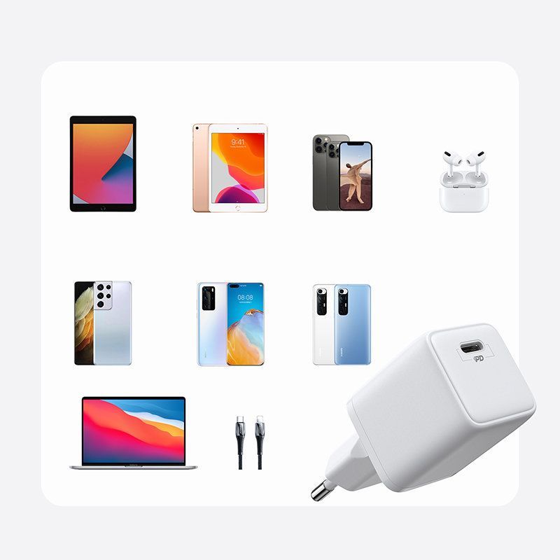Adaptrid Joyroom Joyroom fast wall charger USB Type C 25W 3A EU plug white (L-P251)