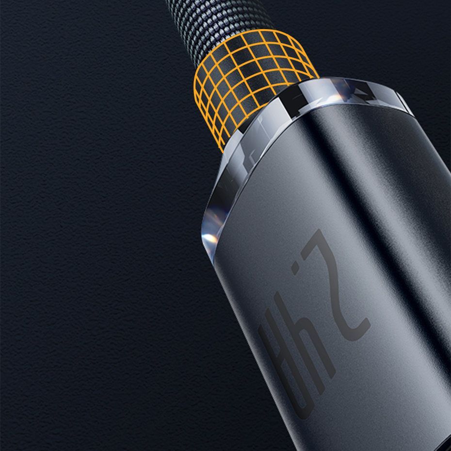 Cable Baseus Baseus Crystal Shine Series cable USB cable for fast charging and data transfer USB Type A - Lightning 2.4A 2m blue (CAJY000103)