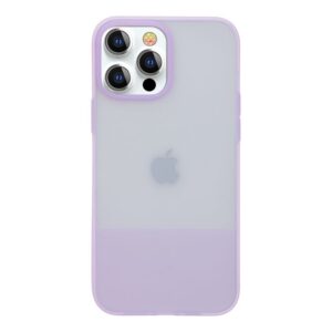 Aizmugurējais vāciņš Kingxbar  Kingxbar Plain Series case cover for iPhone 13 Pro Max silicone cover purple 