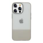 Back panel cover Kingxbar  Kingxbar Plain Series case cover for iPhone 13 Pro silicone case gray 