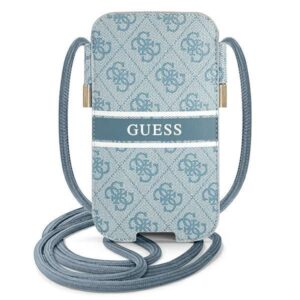 Case universal for sports Guess  Guess Handbag GUPHL4GDBL 6.7" blue/blue hardcase 4G Stripe 