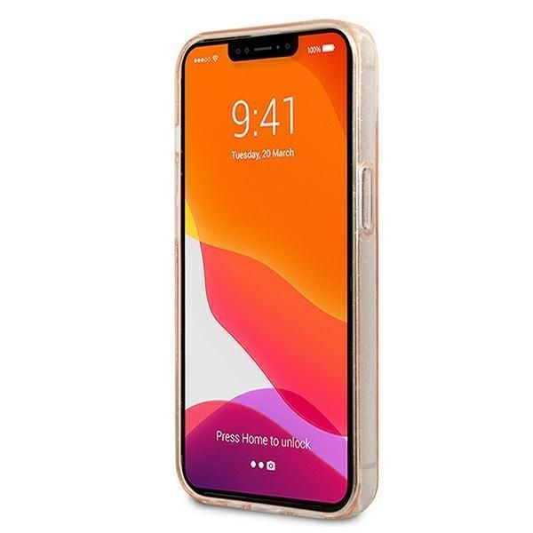 Aizmugurējais vāciņš Karl Lagerfeld Karl Lagerfeld KLHCP13SKCTUGLGO iPhone 13 mini 5,4" złoty/gold hardcase Glitter Karl`s & Choupette