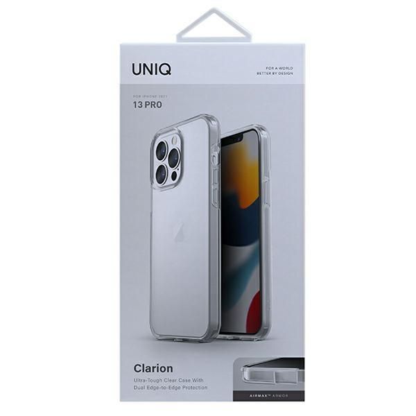 Back panel cover UNIQ Uniq Clarion case for iPhone 13 Pro / iPhone 13 - transparent