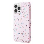 Back panel cover UNIQ  Uniq Coehl Terrazzo case for iPhone 13 Pro Max - pink 