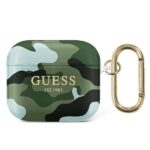 Back panel cover Guess  Guess GUA3UCAMA AirPods 3 cover green/khaki Camo Collection