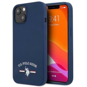 Aizmugurējais vāciņš U.S. Polo PU  US Polo USHCP13SSFGV iPhone 13 mini 5,4" granatowy/navy Silicone Collection 