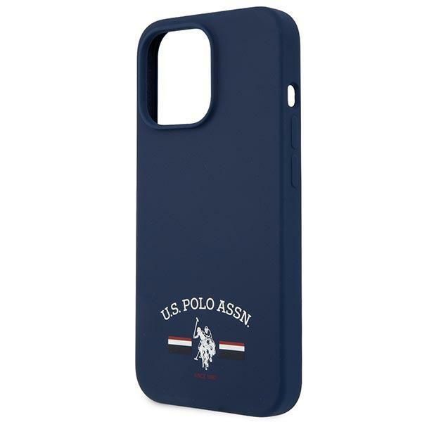 Back panel cover U.S. Polo PU US Polo USHCP13XSFGV iPhone 13 Pro Max 6,7" granatowy/navy Silicone Collection