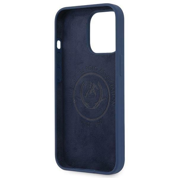 Back panel cover U.S. Polo PU US Polo USHCP13XSFGV iPhone 13 Pro Max 6,7" granatowy/navy Silicone Collection
