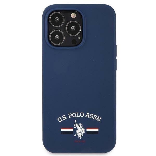 Back panel cover U.S. Polo PU US Polo USHCP13XSFGV iPhone 13 Pro Max 6,7" granatowy/navy Silicone Collection