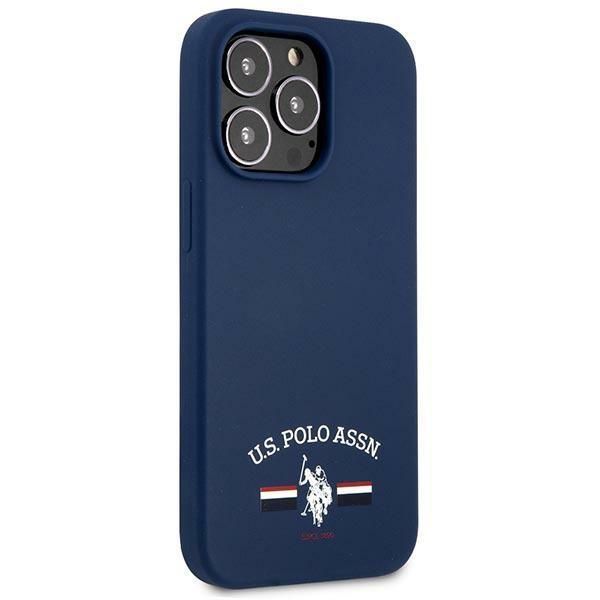 Back panel cover U.S. Polo PU US Polo USHCP13XSFGV iPhone 13 Pro Max 6,7" granatowy/navy Silicone Collection