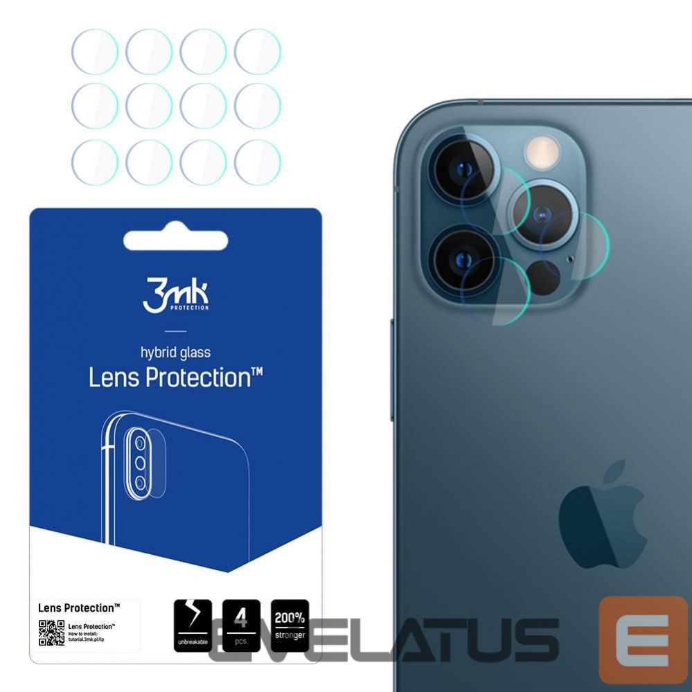 Kaitseklaasid 3MK Apple iPhone 12 Pro - 3mk Lens Protection