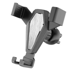 Automatinis laikiklis Hurtel  Gravity smartphone car holder, silver (YC07) 