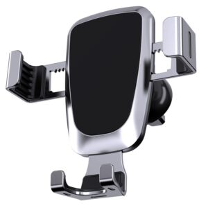 Automaatne hoidja Hurtel  Gravity smartphone car holder for air vent silver (YC08) 