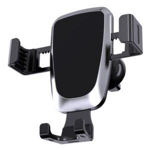 Automatinis laikiklis Hurtel  Gravity smartphone car holder, black air vent grille (YC08) 