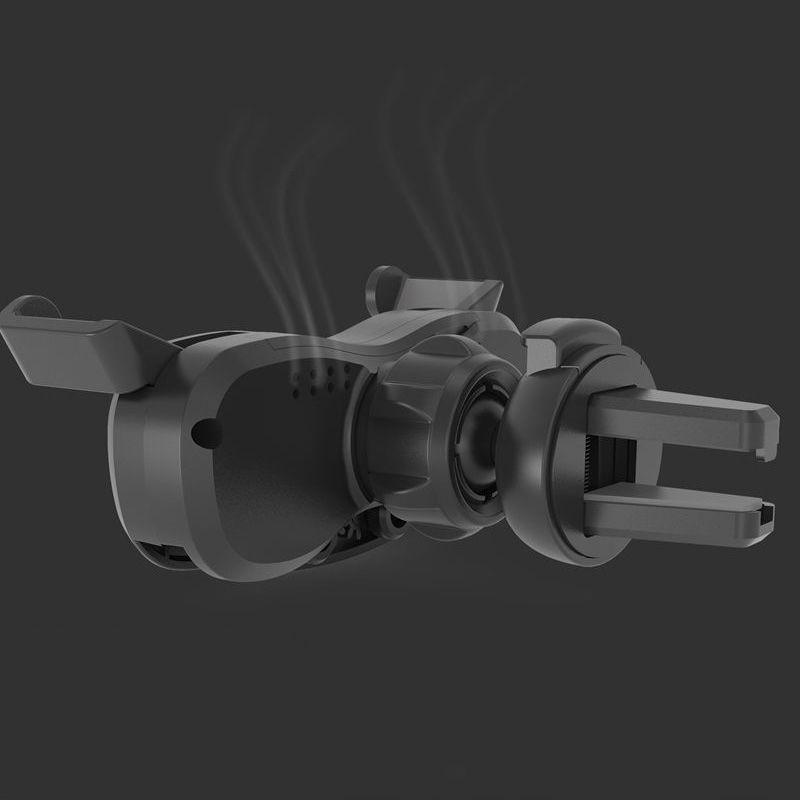 Auto holder Hurtel Gravity smartphone car holder for air vent with air freshener silver (YC06)