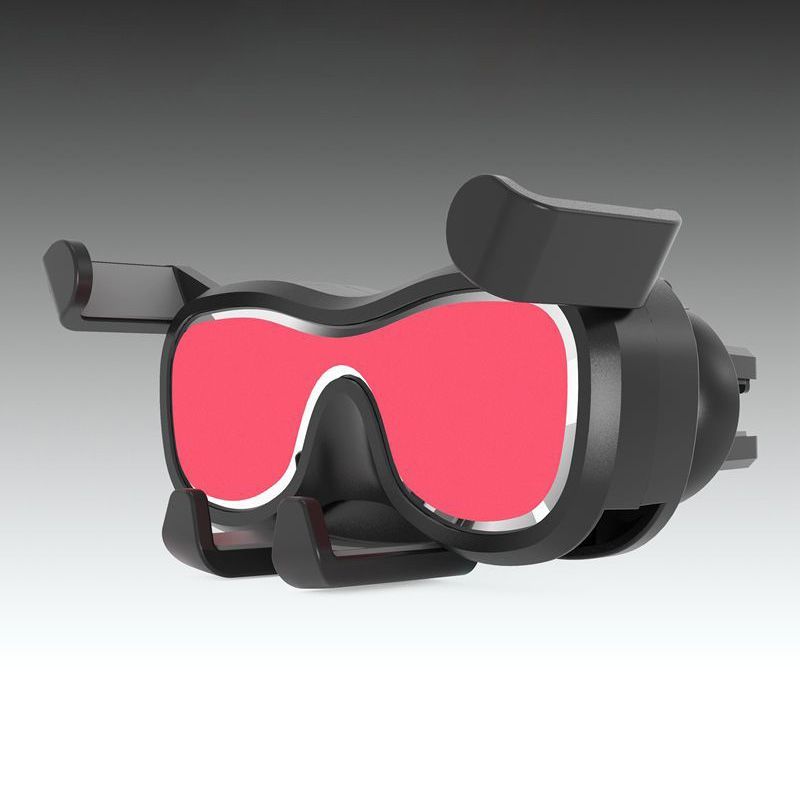 Auto holder Hurtel Gravity smartphone car holder for air vent with air freshener silver (YC06)