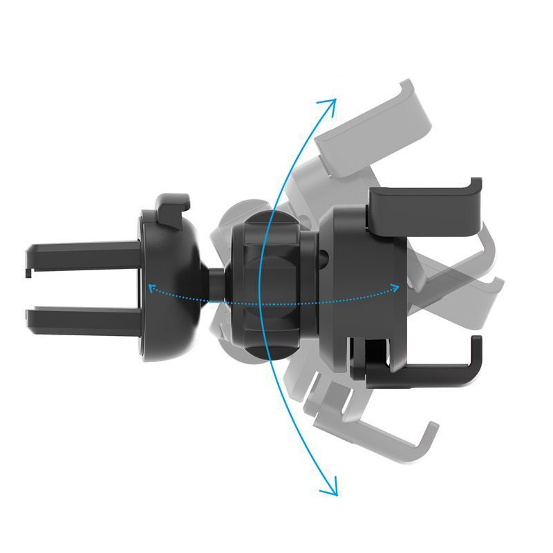 Auto holder Hurtel Gravity smartphone car holder for air vent with air freshener silver (YC06)