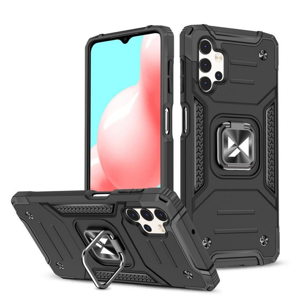 Tagakaaned Wozinsky - Wozinsky Ring Armor Tough Hybrid Case Cover + Magnetic Mount for Samsung Galaxy A13 5G black