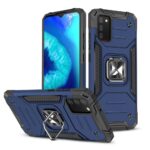Tagakaaned Wozinsky  Wozinsky Ring Armor tough hybrid case cover + magnetic holder for Samsung Galaxy A03s blue 