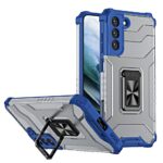 Чехол на заднюю панель Hurtel  Crystal Ring Case tough hybrid cover + magnetic holder for Samsung Galaxy S22 + (S22 Plus) blue 